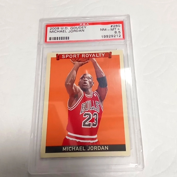2009 UD GOUDEY MICHAEL JORDAN PSA GRADE 8.5 NR MT - Picture 1 of 8